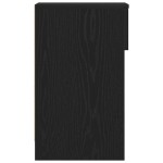 vidaXL Noptiere cu sertar 2 buc stejar negru 20x36x60 cm