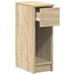 vidaXL Noptiera cu sertar Stejar Sonoma 20x36x60 cm