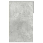 vidaXL Noptiera cu sertar gri beton 20x36x60 cm