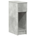 vidaXL Noptiere cu sertar 2 buc gri beton 20x36x60 cm