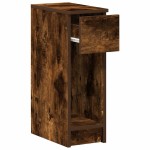 vidaXL Noptiera cu sertar stejar afumat 20x36x60 cm