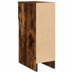 vidaXL Noptiera cu sertar stejar afumat 20x36x60 cm