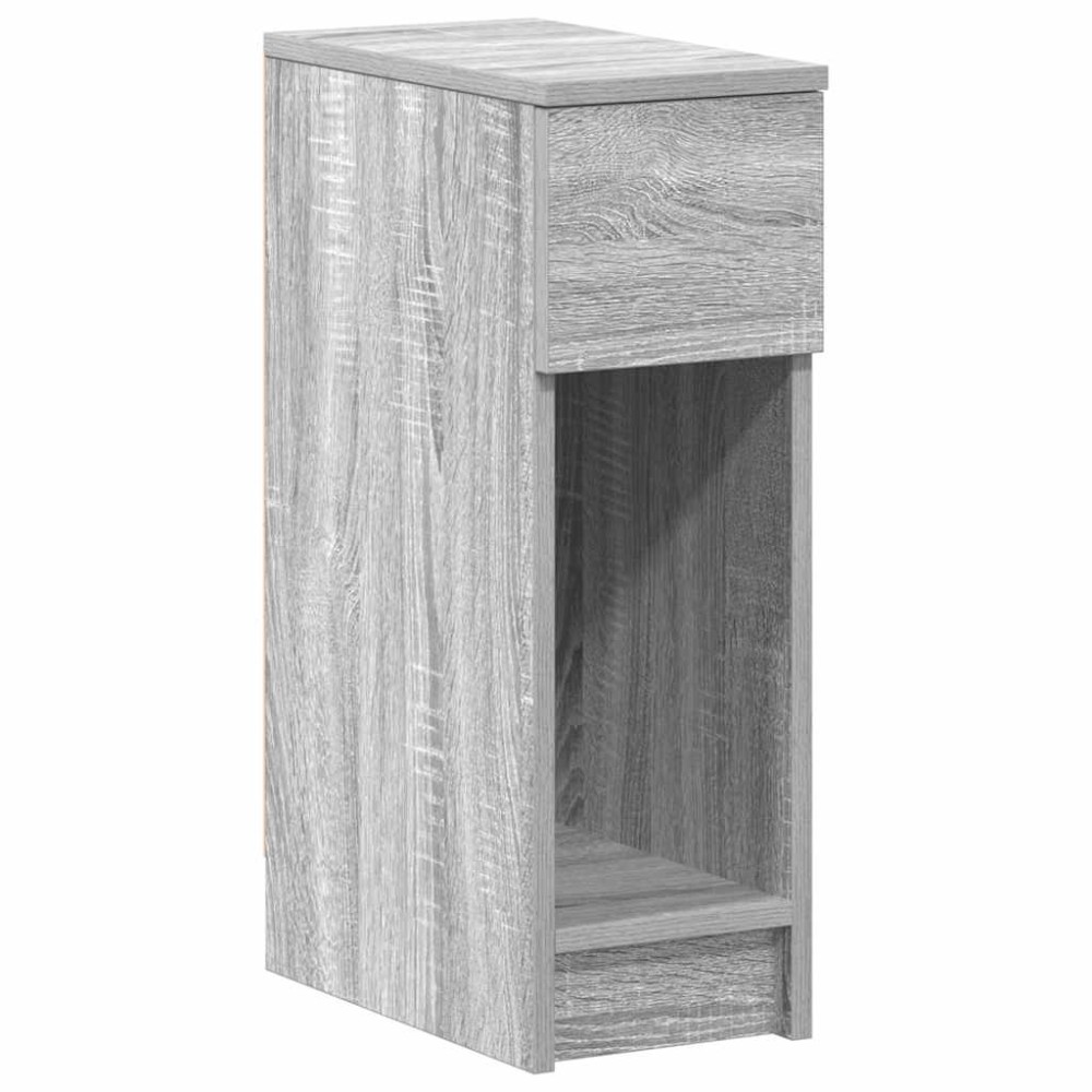 vidaXL Noptiera cu sertar Gri Sonoma 20x36x60 cm