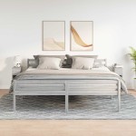 vidaXL Noptiere cu sertar 2 buc Gri Sonoma 20x36x60 cm