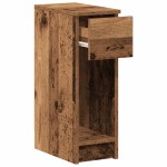 vidaXL Noptiera cu sertar lemn vechi 20x36x60 cm