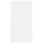 vidaXL Noptiera cu sertar alb 35x34x66,5 cm