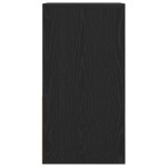 vidaXL Noptiere cu sertar 2 buc stejar negru 35x34x66,5 cm