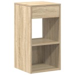 vidaXL Noptiere cu sertar 2 buc. Stejar Sonoma 35x34x66,5 cm