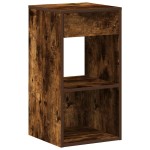 vidaXL Noptiera cu sertar stejar afumat 35x34x66,5 cm