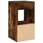 vidaXL Noptiera cu sertar stejar afumat 35x34x66,5 cm