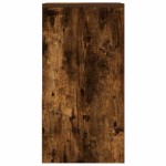 vidaXL Noptiere cu sertar 2 buc Stejar afumat 35x34x66,5 cm