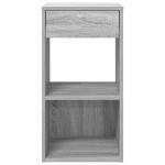 vidaXL Noptiera cu sertar Gri Sonoma 35x34x66,5 cm