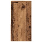 vidaXL Noptiere cu sertar 2 buc lemn vechi 35x34x66,5 cm