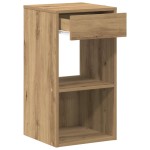 vidaXL Noptiere cu sertar 2 buc Stejar artizanal 35x34x66,5 cm