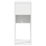 vidaXL Suport turn pentru computer cu sertar alb 30x44x74 cm vidaXL Suport turn pentru computer cu sertar alb 30x44x74 cm