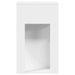 vidaXL Suport turn pentru computer cu sertar alb 30x44x74 cm vidaXL Suport turn pentru computer cu sertar alb 30x44x74 cm