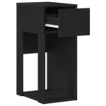vidaXL Suport turn pentru computer cu sertar negru 30x44x74 cm vidaXL Suport turn pentru computer cu sertar negru 30x44x74 cm