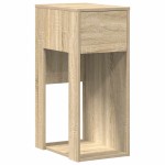 vidaXL Suport turn pentru computer cu sertar Stejar Sonoma 30x44x74 cm vidaXL Suport turn pentru computer cu sertar Stejar Sonoma 30x44x74 cm