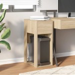 vidaXL Suport turn pentru computer cu sertar Stejar Sonoma 30x44x74 cm vidaXL Suport turn pentru computer cu sertar Stejar Sonoma 30x44x74 cm