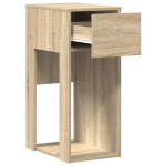 vidaXL Suport turn pentru computer cu sertar Stejar Sonoma 30x44x74 cm vidaXL Suport turn pentru computer cu sertar Stejar Sonoma 30x44x74 cm