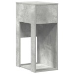 vidaXL Suport turn computer cu sertar gri beton 30x44x74 cm vidaXL Suport turn computer cu sertar gri beton 30x44x74 cm