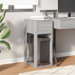 vidaXL Suport turn computer cu sertar gri Sonoma 30x44x74 cm vidaXL Suport turn computer cu sertar gri Sonoma 30x44x74 cm