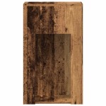 vidaXL Suport turn pentru computer cu sertar lemn vechi 30x44x74 cm