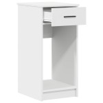 vidaXL Suport turn pentru computer cu sertar alb 35x45x77 cm vidaXL Suport turn pentru computer cu sertar alb 35x45x77 cm