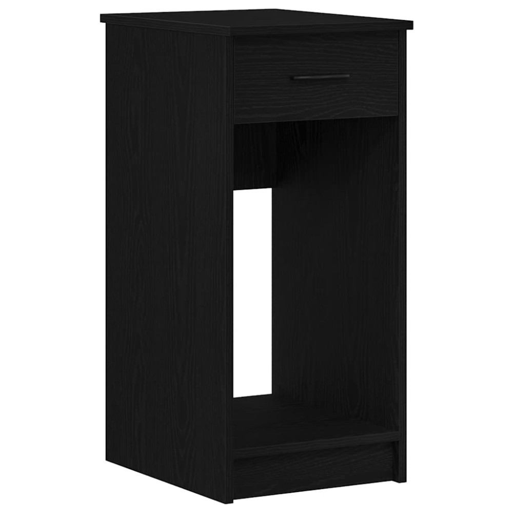 vidaXL Suport turn pentru computer cu sertar negru 35x45x77 cm
