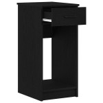 vidaXL Suport turn pentru computer cu sertar negru 35x45x77 cm vidaXL Suport turn pentru computer cu sertar negru 35x45x77 cm