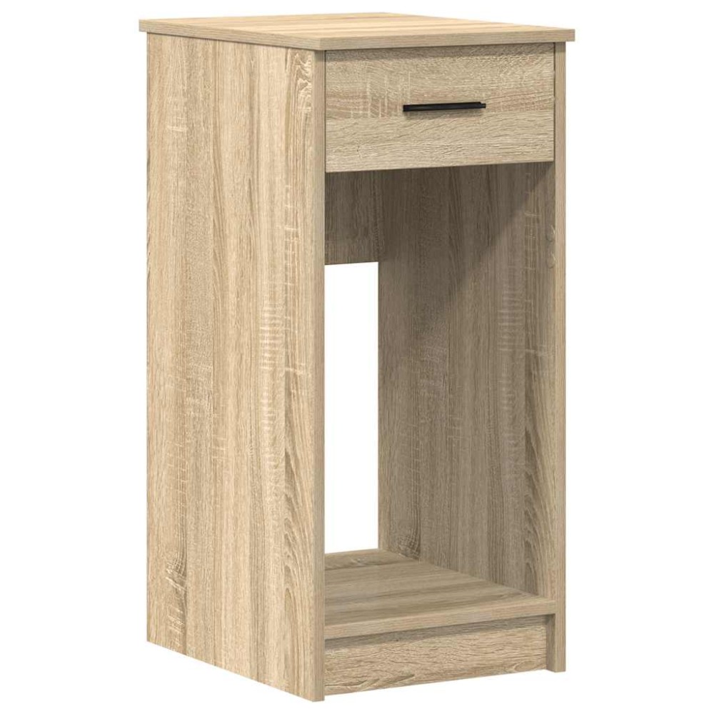 vidaXL Suport turn pentru computer cu sertar Stejar Sonoma 35x45x77 cm
