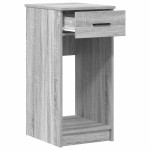 vidaXL Suport turn computer cu sertar gri Sonoma 35x45x77 cm