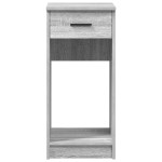 vidaXL Suport turn computer cu sertar gri Sonoma 35x45x77 cm
