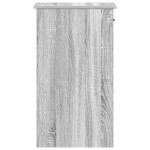 vidaXL Suport turn computer cu sertar gri Sonoma 35x45x77 cm