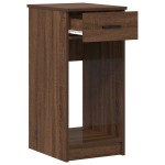 vidaXL Suport turn pentru computer cu sertar Stejar maro 35x45x77 cm