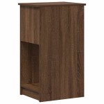vidaXL Suport turn pentru computer cu sertar Stejar maro 35x45x77 cm