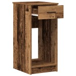 vidaXL Suport turn pentru computer cu sertar lemn vechi 35x45x77 cm vidaXL Suport turn pentru computer cu sertar lemn vechi 35x45x77 cm