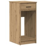 vidaXL Suport turn pentru computer cu sertar Artisan Stejar 35x45x77cm vidaXL Suport turn pentru computer cu sertar Artisan Stejar 35x45x77cm