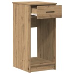 vidaXL Suport turn pentru computer cu sertar Artisan Stejar 35x45x77cm vidaXL Suport turn pentru computer cu sertar Artisan Stejar 35x45x77cm