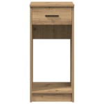 vidaXL Suport turn pentru computer cu sertar Artisan Stejar 35x45x77cm vidaXL Suport turn pentru computer cu sertar Artisan Stejar 35x45x77cm