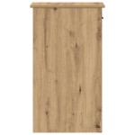 vidaXL Suport turn pentru computer cu sertar Artisan Stejar 35x45x77cm vidaXL Suport turn pentru computer cu sertar Artisan Stejar 35x45x77cm