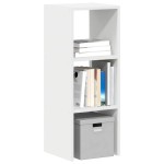 vidaXL Bibliotecă stivuabilă, alb, 30x30x80 cm, din lemn prelucrat vidaXL Bibliotecă stivuabilă, alb, 30x30x80 cm, din lemn prelucrat