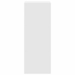 vidaXL Bibliotecă stivuabilă, alb, 30x30x80 cm, din lemn prelucrat vidaXL Bibliotecă stivuabilă, alb, 30x30x80 cm, din lemn prelucrat