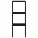 vidaXL Bibliotecă stivuabilă din stejar negru din lemn prelucrat vidaXL Bibliotecă stivuabilă din stejar negru din lemn prelucrat