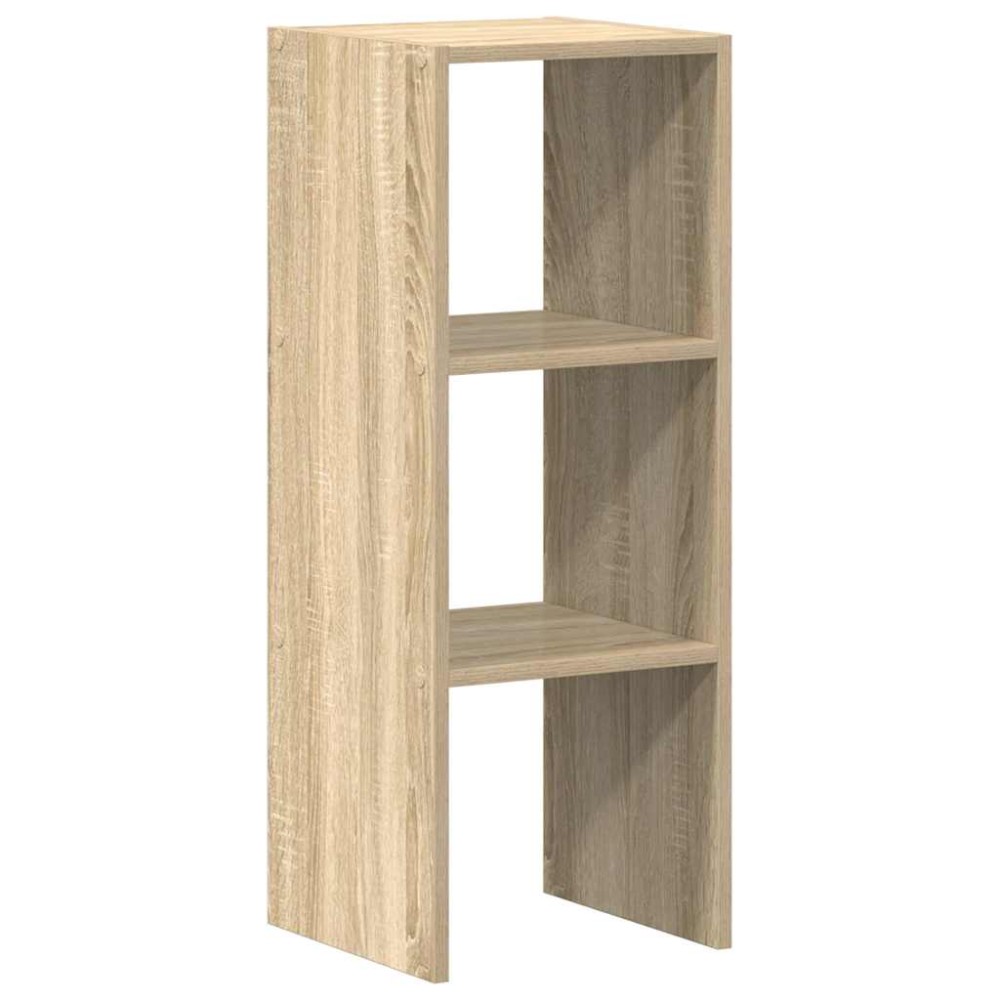 vidaXL Bibliotecă stivuabilă Stejar Sonoma 30x30x80 cm Lemn prelucrat