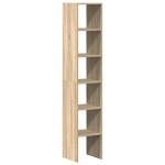 vidaXL Biblioteci 2 buc Stejar Sonoma stivuibile Lemn prelucrat vidaXL Biblioteci 2 buc Stejar Sonoma stivuibile Lemn prelucrat