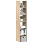 vidaXL Biblioteci 2 buc Stejar Sonoma stivuibile Lemn prelucrat vidaXL Biblioteci 2 buc Stejar Sonoma stivuibile Lemn prelucrat