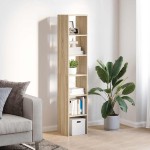 vidaXL Biblioteci 2 buc Stejar Sonoma stivuibile Lemn prelucrat vidaXL Biblioteci 2 buc Stejar Sonoma stivuibile Lemn prelucrat
