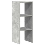 vidaXL Bibliotecă stivuabilă Gri Beton 30x30x80 cm Lemn prelucrat vidaXL Bibliotecă stivuabilă Gri Beton 30x30x80 cm Lemn prelucrat