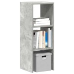 vidaXL Bibliotecă stivuabilă Gri Beton 30x30x80 cm Lemn prelucrat vidaXL Bibliotecă stivuabilă Gri Beton 30x30x80 cm Lemn prelucrat